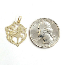 Load image into Gallery viewer, New 14k yellow gold unicorn full body pendant charm gift jewelry fine 1.2g
