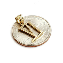 Load image into Gallery viewer, New 14KT Yellow Gold Solid Roman number 6 Pendant charm gift Fine Jewelry 1.2g
