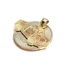 Load image into Gallery viewer, 14k yellow Gold truck pick up car vehicle Pendant charm gift fine jewelry 2.3g
