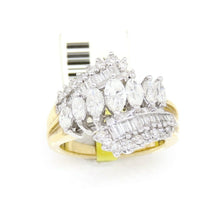 Load image into Gallery viewer, 2.00ct Genuine Diamond 14k yellow Gold Women anniversary wedding Ring Size 7
