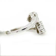 Load image into Gallery viewer, New 0.77Ct Natural Diamond In 14k white Gold Women&#39;s heart Ring fine gift Size 7
