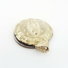 Load image into Gallery viewer, 10k yellow gold round virgin Guadalupe Pendant fine religious jewelry 1.04" 2.1g
