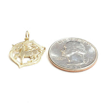 Load image into Gallery viewer, New 14k yellow gold unicorn full body pendant charm gift jewelry fine 1.2g
