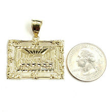 Load image into Gallery viewer, New 10k yellow gold last supper pendant charm fine gift religions jewelry 4.3g
