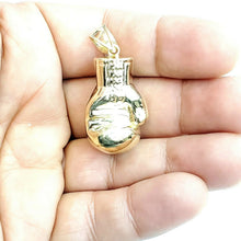 Load image into Gallery viewer, New 10k yellow Gold 3D boxing glove Pendant charm gift sport fine jewelry 11g
