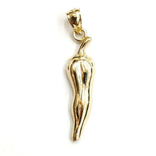 Load image into Gallery viewer, New 14k yellow gold Chili Pepper pendant charm gift fine jewelry 1.7g
