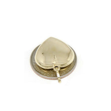 Load image into Gallery viewer, New 14k yellow Gold shiny 3D Heart pendant charm fine gift jewelry for women 3g
