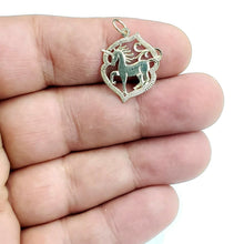 Load image into Gallery viewer, New 14k yellow gold unicorn full body pendant charm gift jewelry fine 1.2g
