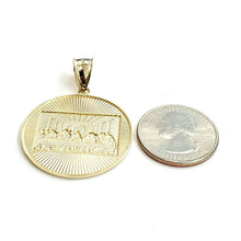 Load image into Gallery viewer, New 10k yellow gold last supper pendant charm fine gift religions jewelry 5.6g
