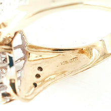 Load image into Gallery viewer, pre owned 10k Gold two tone Women Ring With 0.25 Ct Genuine Diamonds Size 7.5
