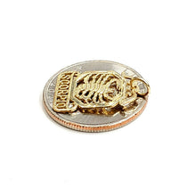 Load image into Gallery viewer, 14k yellow Gold scorpion zodiac sign astrology Pendant charm fine jewelry 1.3g
