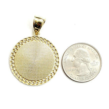 Load image into Gallery viewer, 10k yellow Gold round Goat Pendant charm diamond cut animal fine jewelry 5g
