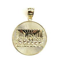 Load image into Gallery viewer, New 10k yellow gold last supper pendant charm fine gift religions jewelry 5.6g
