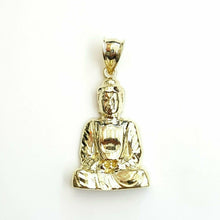Load image into Gallery viewer, New 10k yellow gold buddha Buda buddha pendant charm fine religious jewelry 3g
