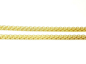 New 10K Yellow Gold 2.75mm Square link Chain Necklace fine jewelry 21.3g 28"