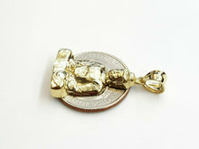 Load image into Gallery viewer, New 10k yellow gold buddha Buda buddha pendant charm fine religious jewelry 3g
