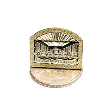 Load image into Gallery viewer, 10k yellow gold last supper religious men's Ring diamond cut jewelry Size 9.5
