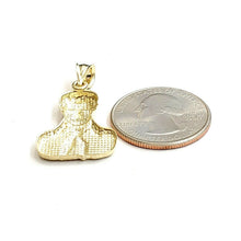 Load image into Gallery viewer, 10k yellow gold Jesus Malverde Narco saint Sinaloa pendant charm fine gift 2.4g

