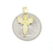 Load image into Gallery viewer, New 10k yellow Gold full body angel Pendant charm fine gift jewelry unisex 1g
