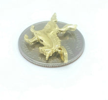 Load image into Gallery viewer, 14k yellow gold hollow unicorn full body 3D pendant charm fine gift jewelry 1.5g
