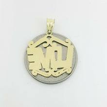 Load image into Gallery viewer, New 10k yellow Gold women love Pendant charm gift fine jewelry diamond cut 1.7g
