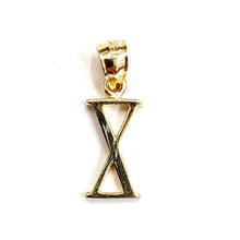 Load image into Gallery viewer, New 14KT Yellow Gold Solid Roman number 10 Pendant charm gift Fine Jewelry 0.9g
