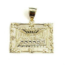 Load image into Gallery viewer, New 10k yellow gold last supper pendant charm fine gift religions jewelry 4.3g
