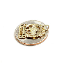 Load image into Gallery viewer, New 14k yellow Gold taurus bull zodiac sign astrology Pendant charm jewelry 1.4g
