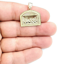 Load image into Gallery viewer, New 10k yellow gold last supper pendant charm fine gift religions jewelry 3.1g
