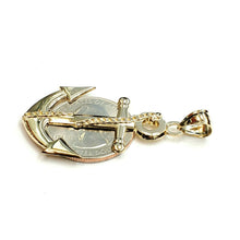 Load image into Gallery viewer, New 14k yellow Gold anchor Pendant polished charm gift fine jewelry 4.1g
