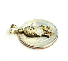 Load image into Gallery viewer, 10k yellow Gold lion full body Leo zodiac Pendant charm gift fine jewelry 1.7g
