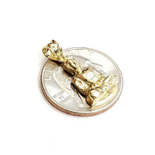 Load image into Gallery viewer, New 10k yellow gold tiny buddha Buda Buddah pendant fine religious jewelry 1.4g
