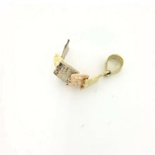 Load image into Gallery viewer, 14k tri color Gold Pisces movable fish zodiac Pendant charm gift jewelry 2.1g
