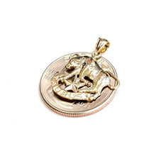 Load image into Gallery viewer, New 14k yellow Gold taurus bull zodiac sign astrology Pendant charm jewelry 1.6g
