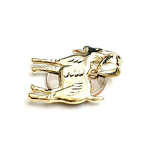 Load image into Gallery viewer, New 10k yellow Gold Goat Pendant charm diamond cut animal fine gift jewelry 4.5g
