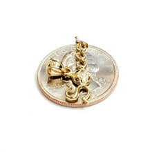 Load image into Gallery viewer, 14k yellow Gold Soccer word ball Pendant charm sport game fine jewelry gift 1.3g
