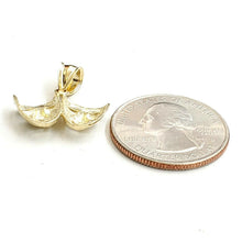 Load image into Gallery viewer, 10k yellow gold happy &amp; sad face theater pendant fine gift jewelry unisex 1.9g
