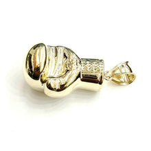 Load image into Gallery viewer, New 10k yellow Gold 3D boxing glove Pendant charm gift sport fine jewelry 11g
