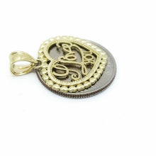 Load image into Gallery viewer, New 10k yellow Gold heart i love you Pendant charm fine women gift jewelry 2.2g
