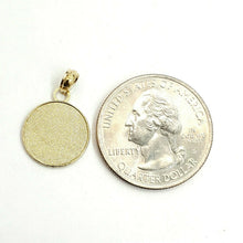 Load image into Gallery viewer, New 10k yellow Gold tiny baseball #1 player Pendant charm diamond cut sport 1g
