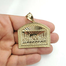 Load image into Gallery viewer, New 10k yellow gold last supper pendant charm fine gift religions jewelry 14g
