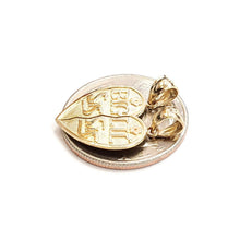 Load image into Gallery viewer, 14k yellow Gold big sis Lil sis heart Pendant charm breakable fine jewelry 2g
