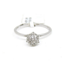 Load image into Gallery viewer, 0.26ct Genuine diamond 14k White Gold Women engagement wedding Ring gift Size 7
