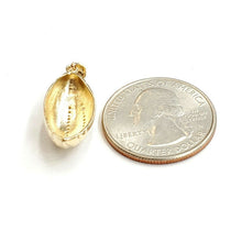 Load image into Gallery viewer, New 14k yellow Gold football ball Pendant charm fine sport jewelry unisex 3g
